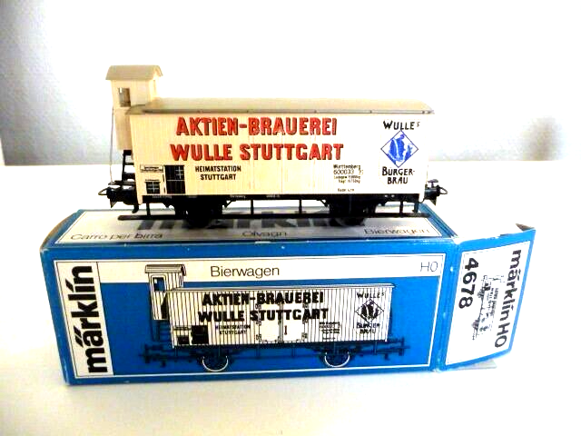 4678 MÄRKLIN – Bierwagen Aktien brauerei wulle Stuttgart/Wagon bierre (C2100705)