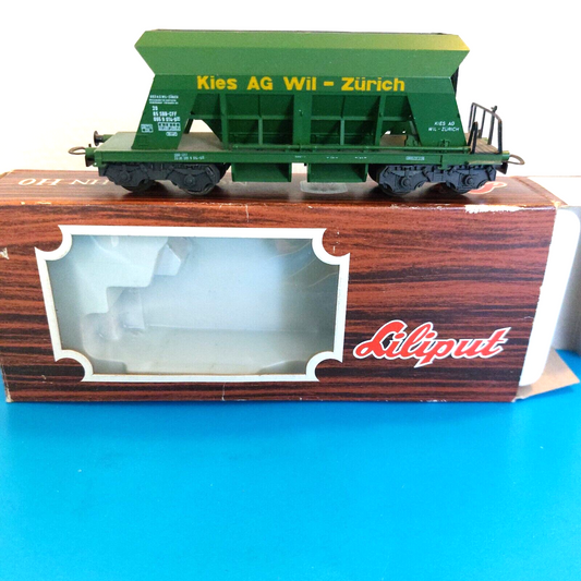 246 54 Liliput HO – Zwitserse kieswagen/Wagon à tremies (E2500299)