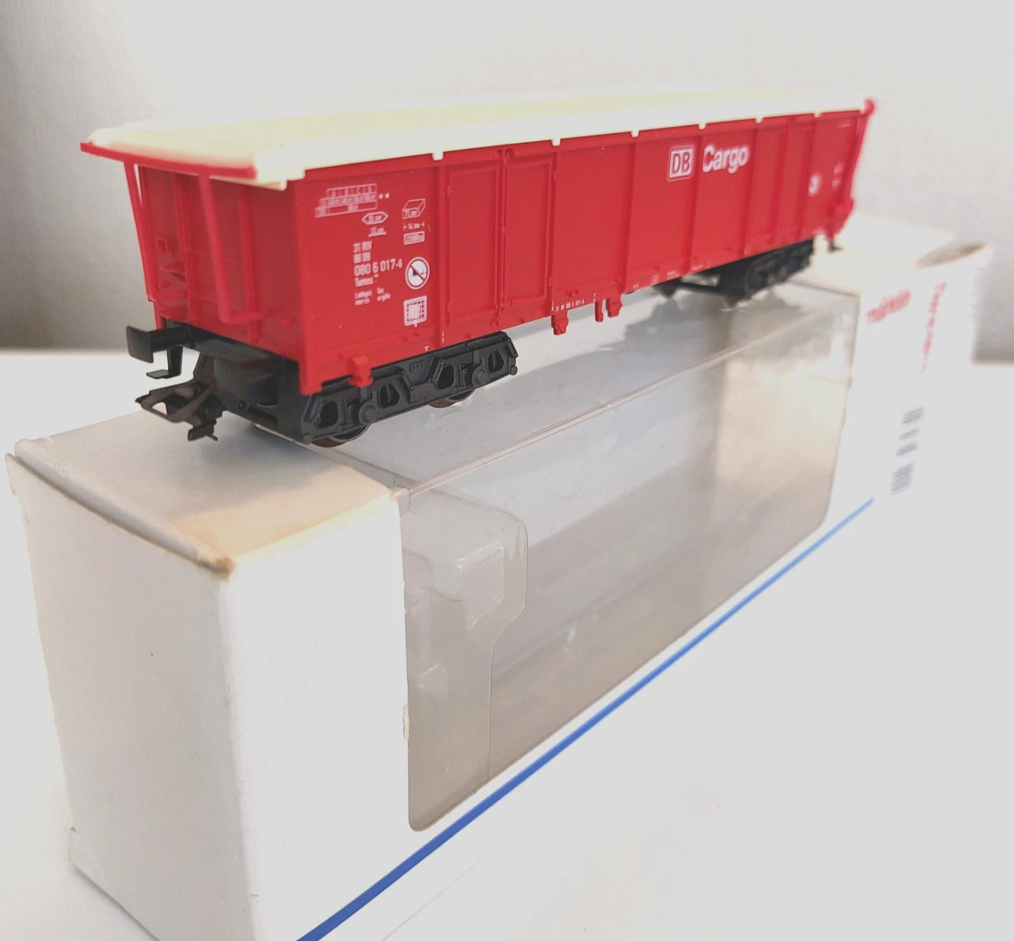 47262 Marklin HO -Cargo roldakwagen /Wagon à toit glissend Cargo (C2500785