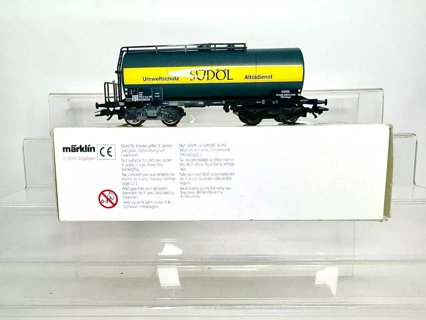 46525 MARKLIN HO-Zeldzame Grote ketelwagen SÛDÔL/Grand wagon citerneOVP(C250029)