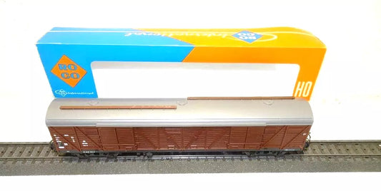 ROCO 4369A E HO - GSLOTEN GOEDERENWAGEN/WAGON FERMEE OVP (C2500190)
