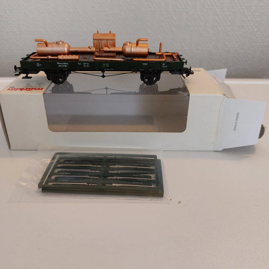 46364 Marklin HO - Rungenwagen Rm K.WSt.E/Wagon à echelons (B2500789)