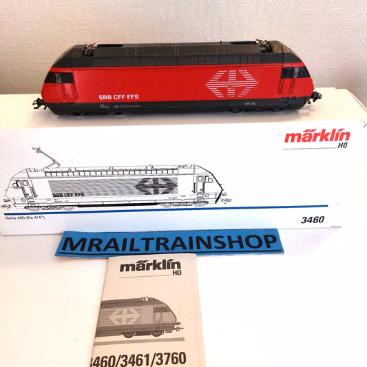 3460 MÄRKLIN HO - Zwitserse E-Lok Serie 460/E-Loc Serie 460 SBB (E2500597)