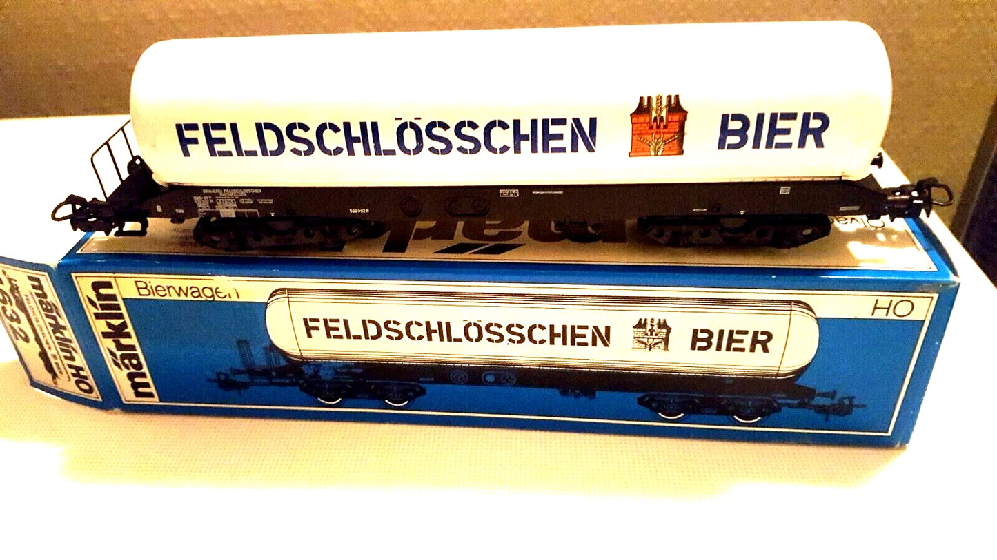 4632 MARKLIN HO-Grote ketelwagen " Feldschlossen /Grand wagon citerne (C2500427)