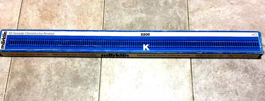 2205 MARKLIN HO - 3 xFlexibele K rails 900 mm OVP (B2500237)