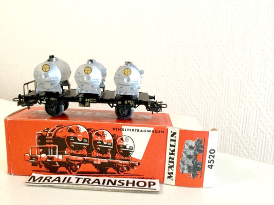 4520 Marklin HO - Laadcilinderwagen/Wagon cylindres de chargement OVP (C2500763)