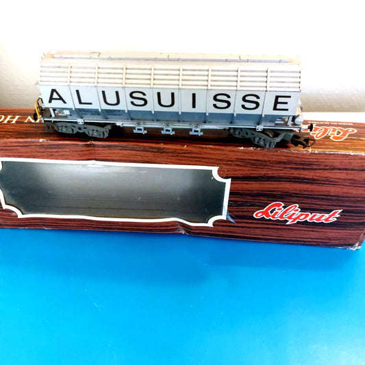 243.50 Liliput HO –Zwitserse gesloten wagen ALUSUISSE/Wagon fermée (E2500303)