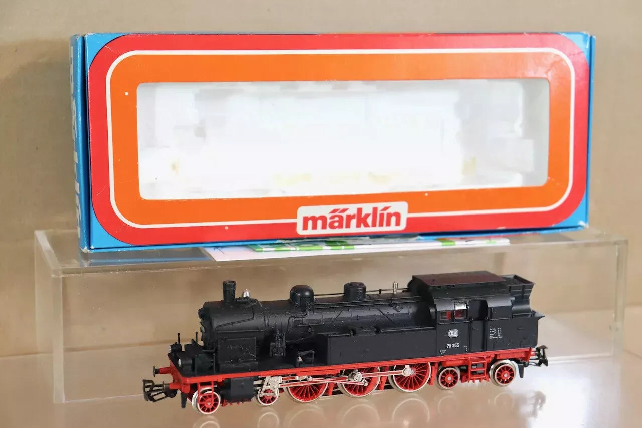 3106 MÄRKLIN HO- Tenderlokomotief BR78/ Loco à vapeur OVP (E2500617)