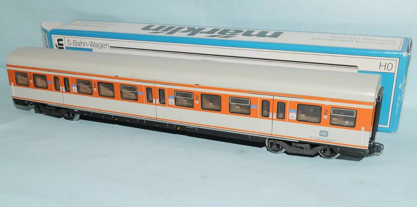 4184 Märklin HO - S-Bahnwagen 2e klasse/Wagon S-Bahn 2ieme cl. OVP (E2500151)