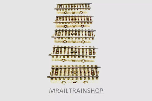 5146 MÄRKLIN HO - 5 x RECHTE SCHAKELRAIL/ELEMENT TELECOMMANDE DROIT (D2500519)