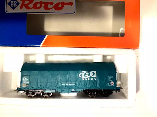 ROCO 46917 HO - Belgische Cargo bachewagen/Coilwagen type Shimmns OVP (C2500182)