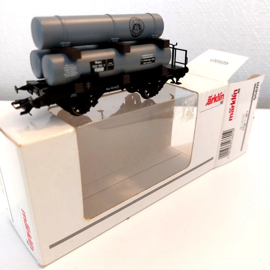 46601 Marklin HO - Gas transport wagen KPEF/Fourgon à gaz (B2500790)