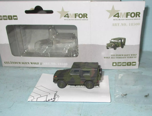Märklin 4MFOR HO 18500 - All terreinwagen (SUV) Wolf MIL OVP (E2500024)