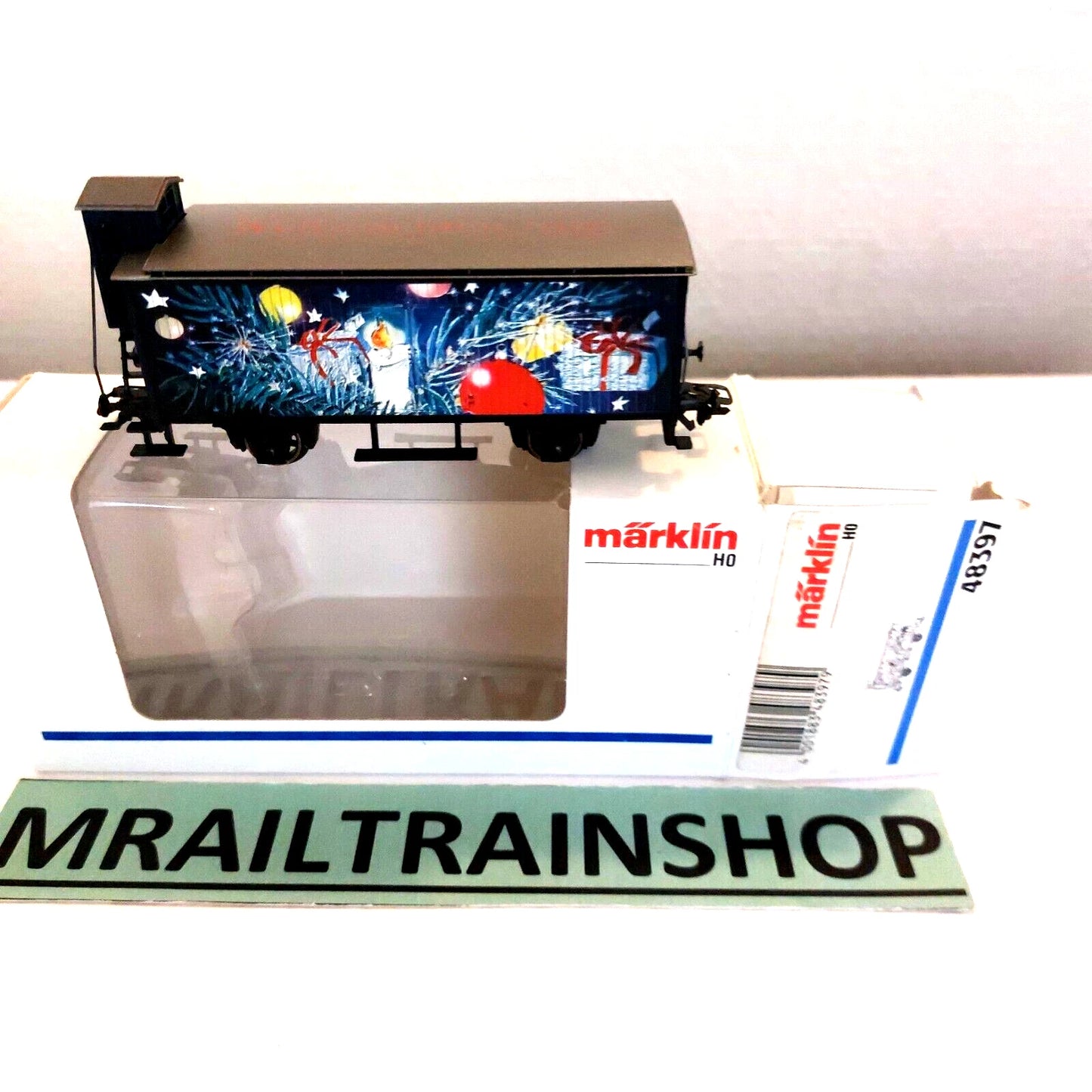 48397 MARKLIN HO - Zeldzame Kerstmis silowagen/ Rare Wagon Noël OVP(C2500246)