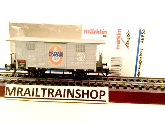 48853 Marklin HO - Gesloten goederenwagen"OSRAM"/Wagon fermée OVP (C2500781)
