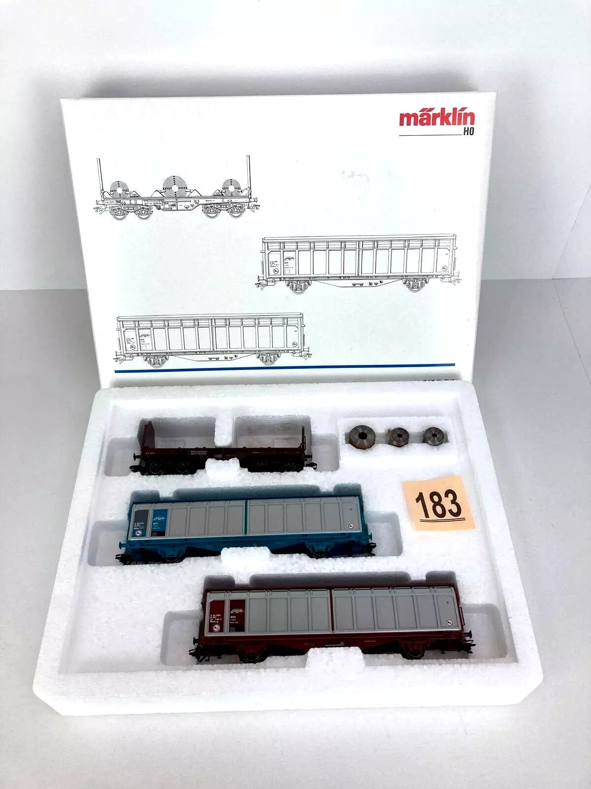 47881 Märklin HO - Set Goederenwagens SNCF/Wagons marchandise (C2500141)