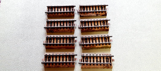 5129 MARKLIN HO - 8 x RECHTE RAIL/VOIES DROIT 7 CM MÄERKLIN (D2500416)