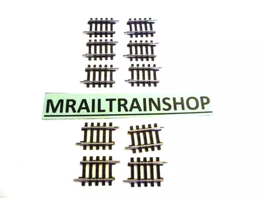 2204 MARKLIN HO - 10 x Rechte K rail 2,5 cm/K-Voies droits 25 mm (B2200356)