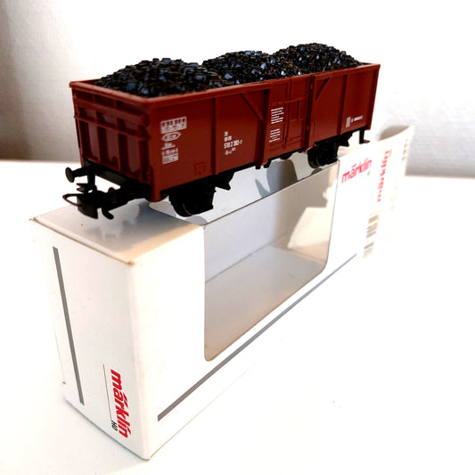 4431 Marklin HO – Open goederenwagen/Wagon ouvert avec charbon (C2500797)