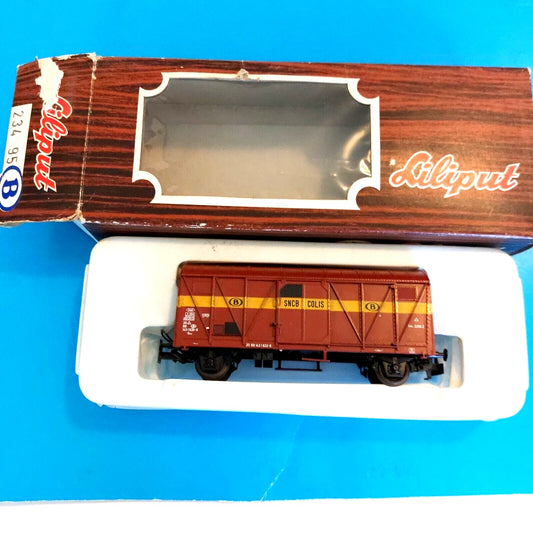 234 95 Liliput HO – Belgische gesloten wagen/Wagon Belge fermée (E2500305)
