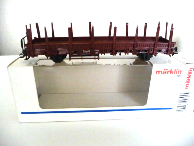 4694 Marklin HO - Rungenwagen/Wagon marchandise plat (22500712)