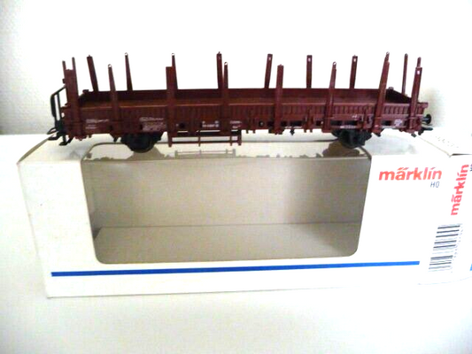 4694 Marklin HO - Rungenwagen/Wagon marchandise plat (22500712)