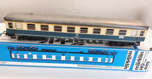 4111 MÄRKLIN HO- D-ZUG-WAGEN 1e klasse/WAGON PASSAGIERS 1iere Cl.(E2500613)