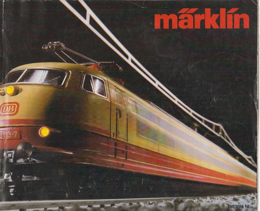1983/1984 MARKLIN HO - Katalogus Duits/Catalog Marklin German (11900889)