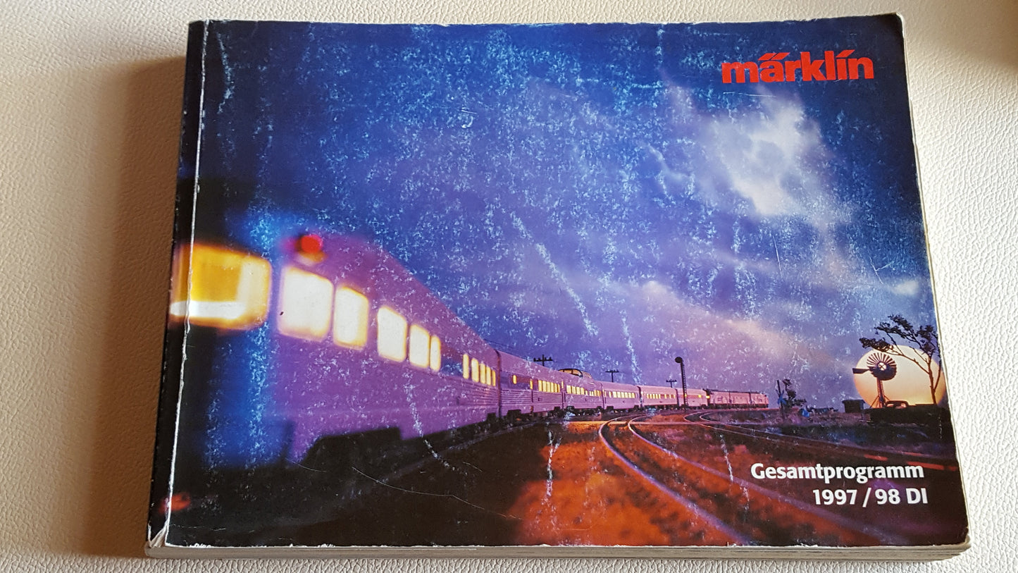 1997/98 Katalog MARKLIN 1997D/Catalog 1997/98 Allemande (11200476)