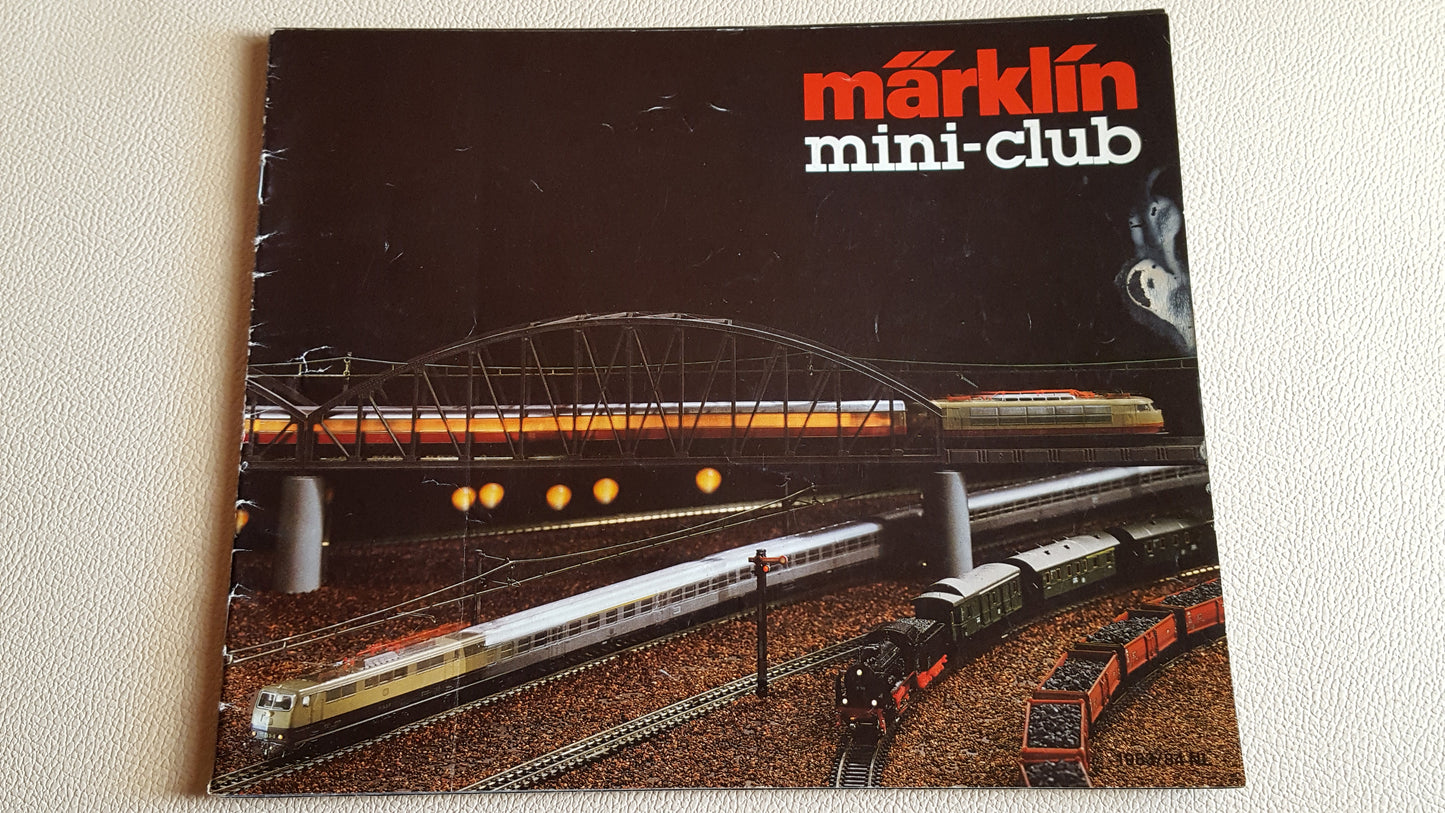 1983/1984 Katalog MARKLIN MINI/Catalog Marklin mini Nederlands (11200482)