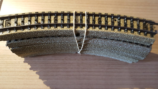 5100 MÄRKLIN HO - 10 x GEBOGEN RAILS/VOIES COURBES Q3 MARKLIN (A1800005)