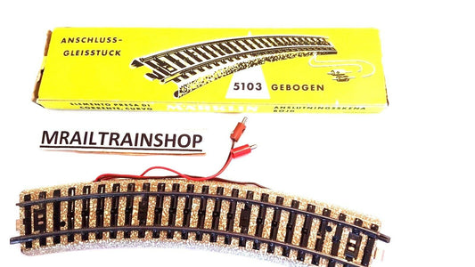 5103 MÄRKLIN HO - 1 x AANSLUITRAIL/VOIE PRISE DE COURANT MAERKLIN (D1201541)