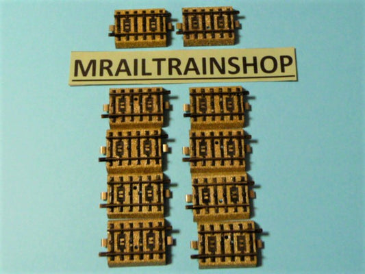 5108 MARKLIN HO - 10 x RECHTE RAILS/VOIES DROITS4,5 cm MÄERKLIN (D2500069)