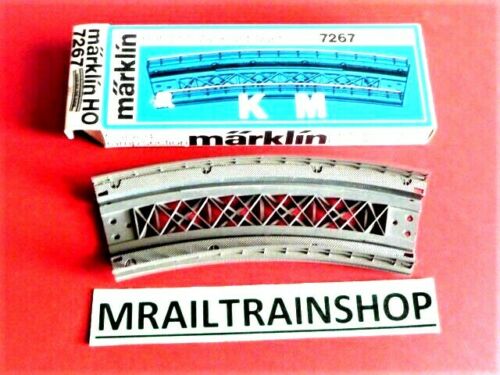 7267 MARKLIN HO- 1 x - GEBOGEN BRUGOPRIT/RAMPE D'ACCES COURBE MAERKLIN(B2400082)