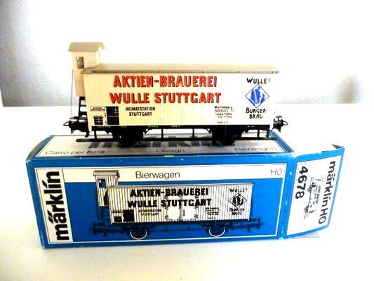 4678 MÄRKLIN – Bierwagen Aktien brauerei wulle Stuttgart/Wagon bierre (C2400062)