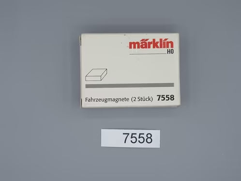 7558 MARKLIN HO - 2 X FAHRZEUGMAGNETE (A2500615)