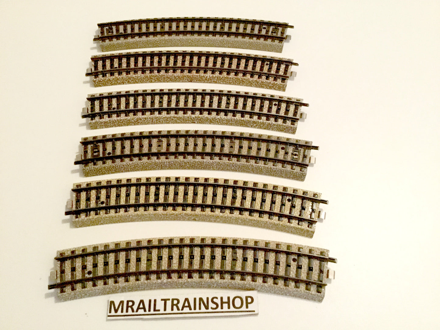 5206 MÄRKLIN HO - 6 x GEBOGEN RAILS/VOIES COURBES POUR 5202/5214/5221 (D2200537)