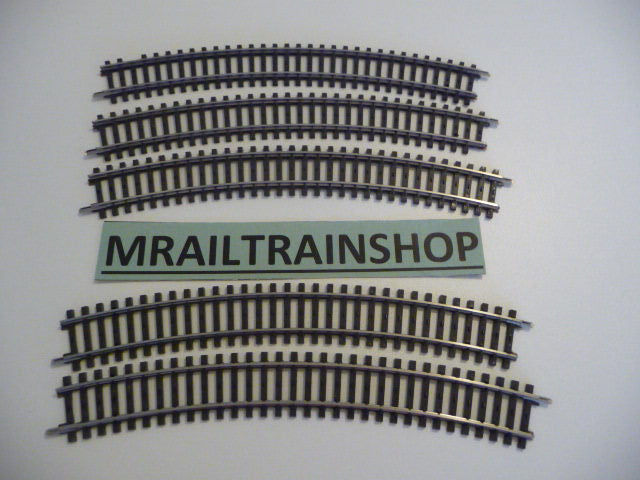 2231 MARKLIN HO -5 x Gebogen rails 1/1 30°/Voies courbes 1/1 30° ABIME (B2200600)