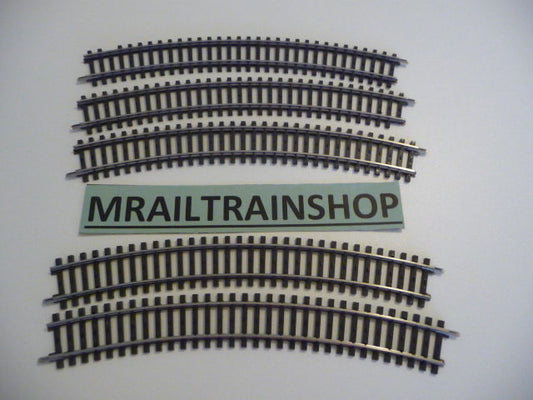 2231 MARKLIN HO -5 x Gebogen rails 1/1 30°/Voies courbes 1/1 30° ABIME (B2200600)