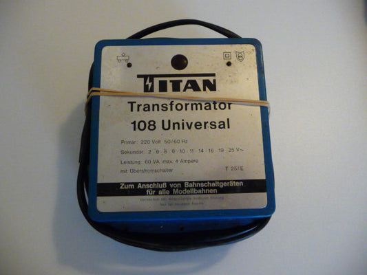 TITAN HO - UNIVERSAL TRANSFORMATOR/Transformateur Type 108