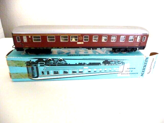 4030 Märklin HO -Zweedse Expresswagen/Suedoise voiture grand ligne OVP(E2400124)