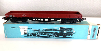 4514 Marklin HO - Lageboordwagen/Wagon a bords plats OVP (C2500798)