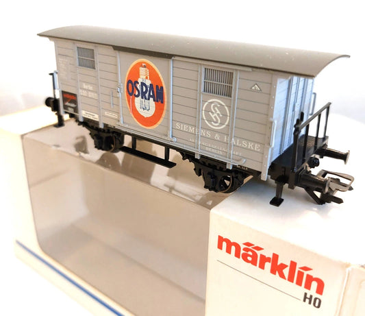 48853 Marklin HO - Gesloten goederenwagen"OSRAM"/Wagon fermée OVP (C2500781)