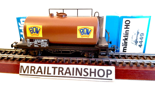 4449 MARKLIN HO - Ketelwagen BON/Wagon citerne BON OVP Maerklin(C2500741)