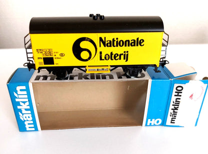 4415/86724 Marklin HO - Reclamewagen "LOTTO"/Wagon fermée LOTTO OVP (C2500806)