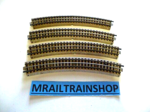 3600/800 MARKLIN HO - 4 x GEBOGEN RAILS/VOIES COURBES like 5200 (D2300313)