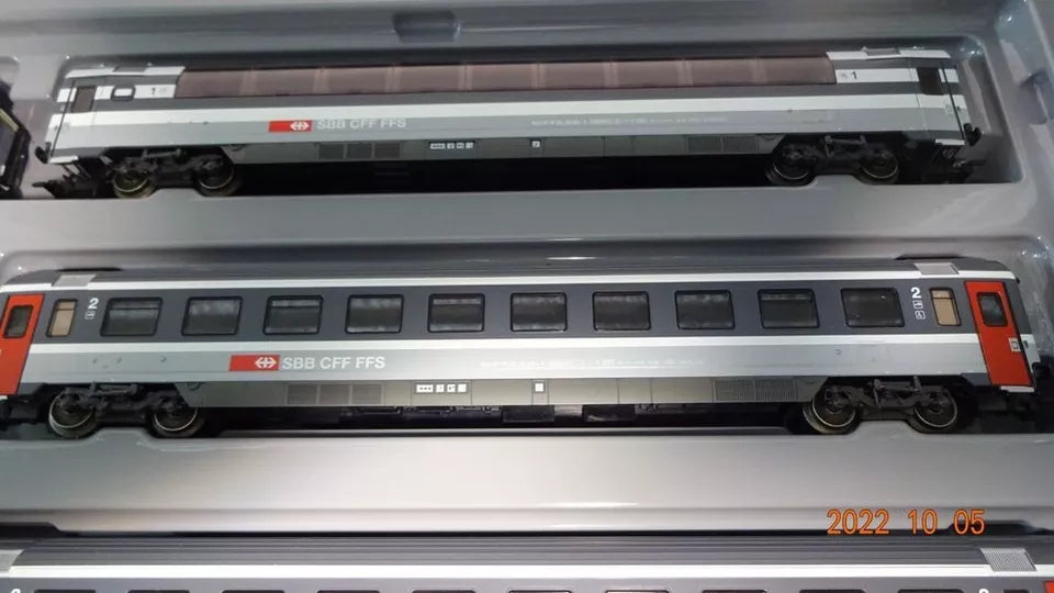 4367 Marklin HO -Zwitserse EuroCity Wagenset SBB/Suisse Eurocity set (E2500171)