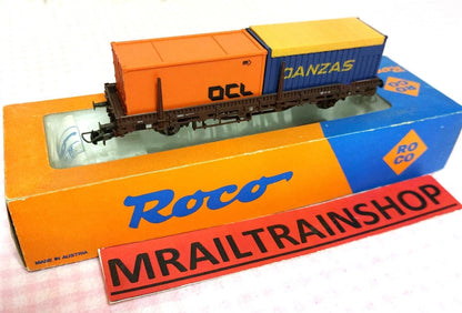 ROCO 4399B HO - containerwagen Danzas/OCL OVP (C2500311)