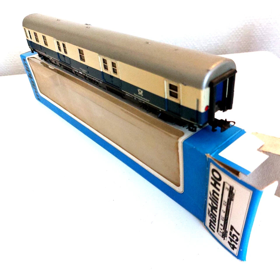 4157 Märklin HO - Postwagen/Voiture de Poste Mrz 73076 00-95 076- OVP (E2500339)