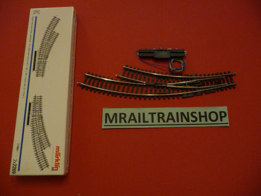2269 MARKLIN HO-1x Electromagnetische gebogen wissel bocht 30° 64,5 mm(B2200342)